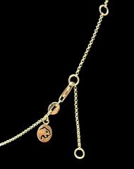 Effy 14K YG Diamond Star Pendant Necklace 0.12cttw